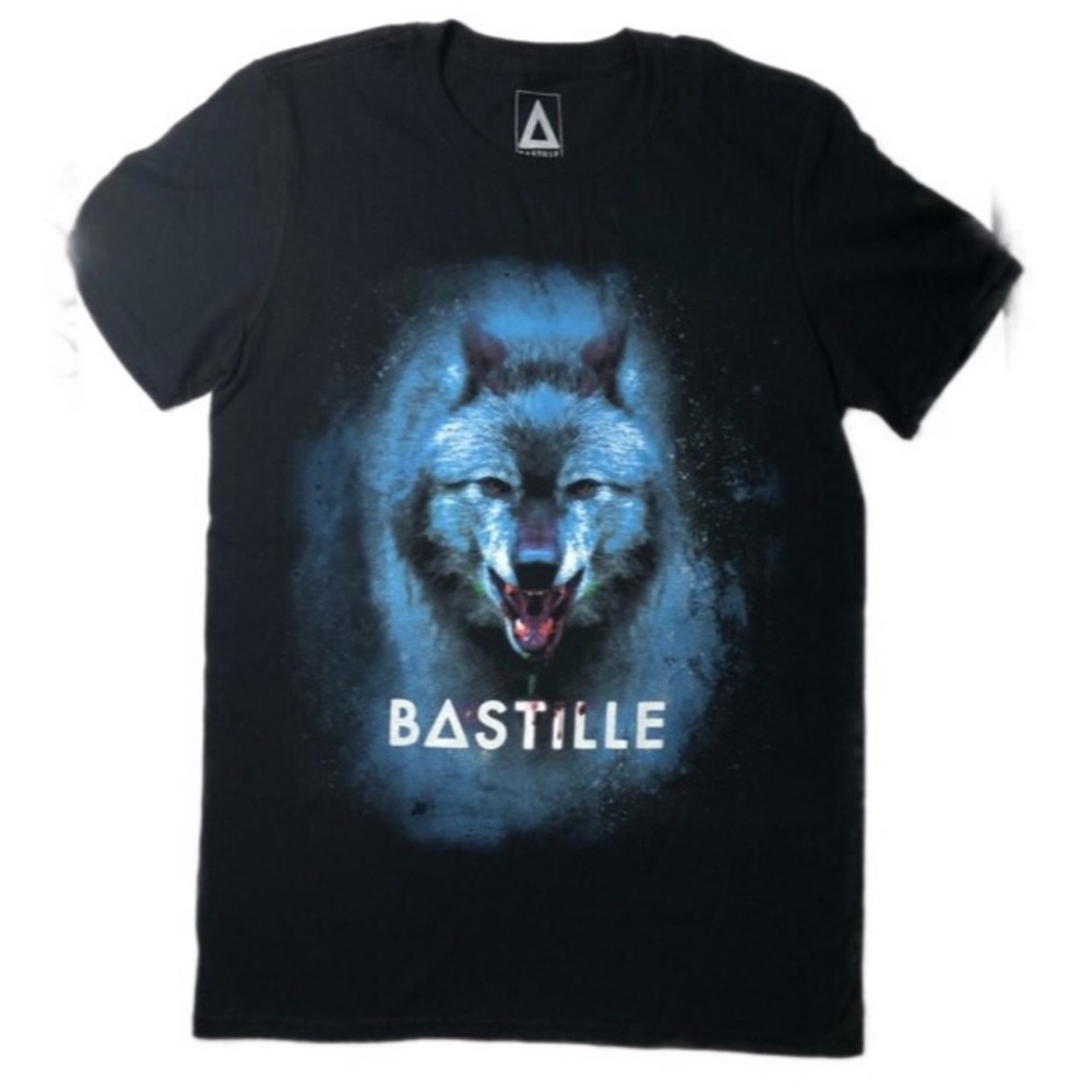 Bastille 2014 Band T Shirt with Wolf image small